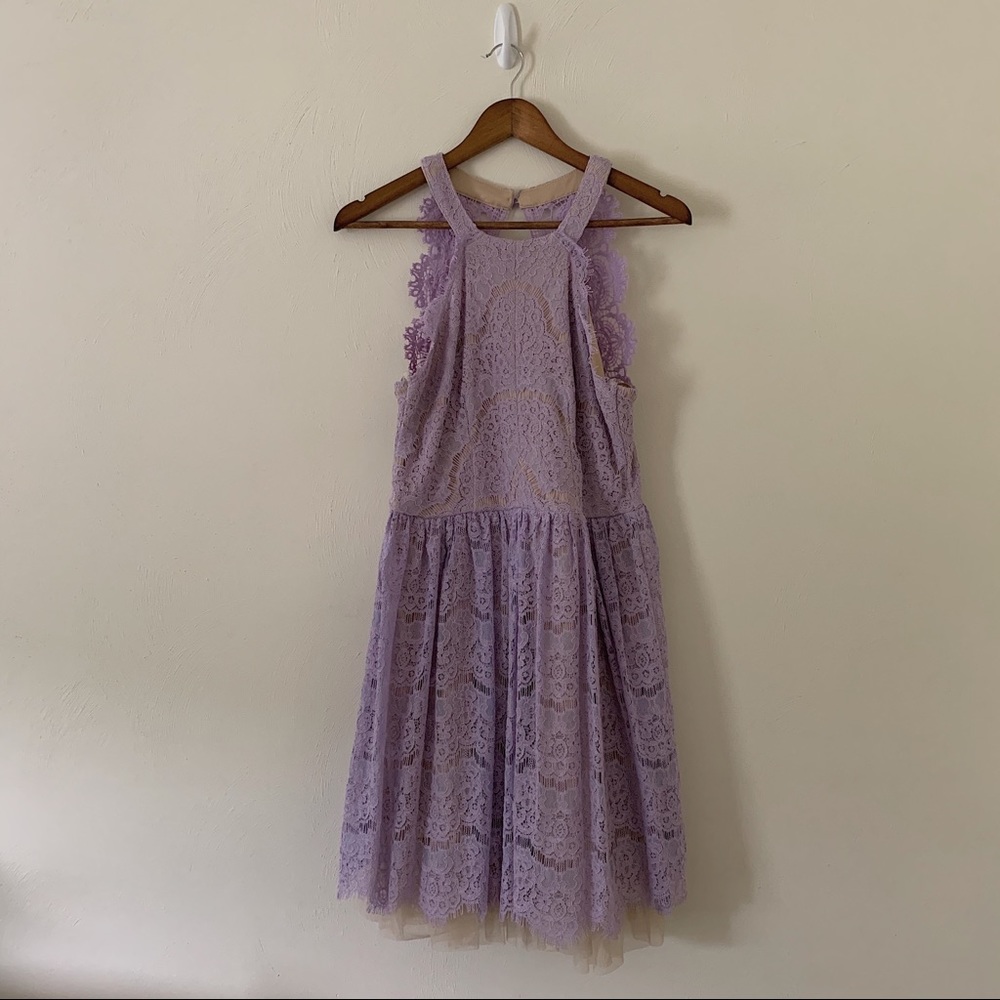 Francesca’s Lavender Lace Dress Size M